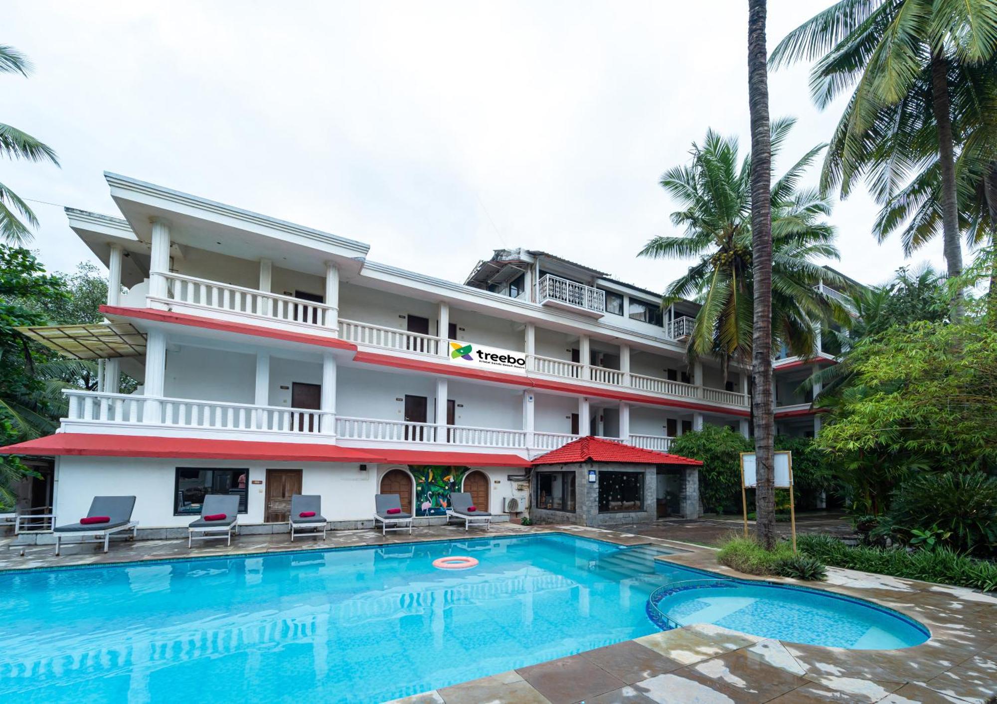 Treebo Kristal Sands Beach Resort Calangute Exterior foto